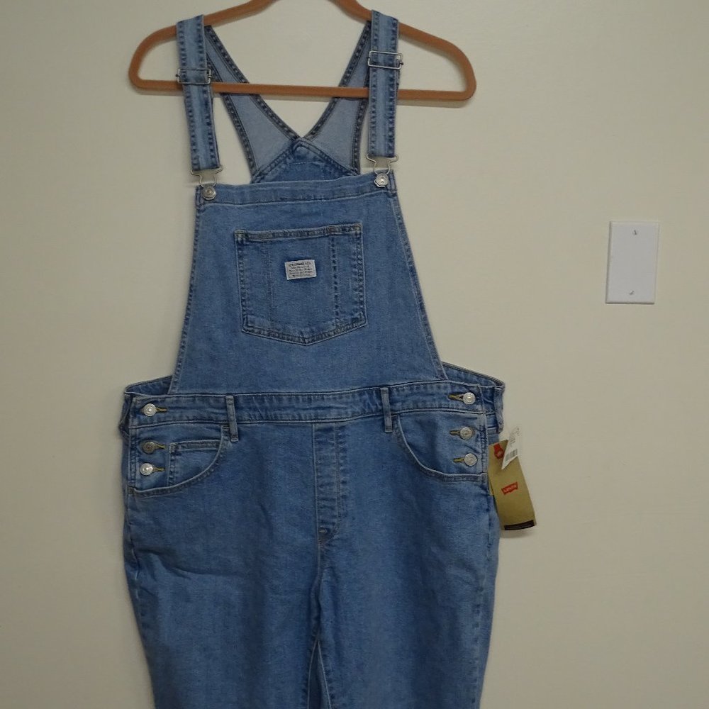 Levis Womens Overall Size 20W Blue New With Tags